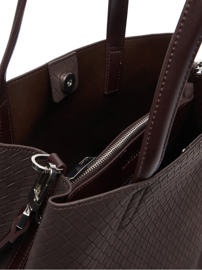 GINO ROSSI Handtasche GINO ROSSI EO-LDA8727A Dunkelbraun
