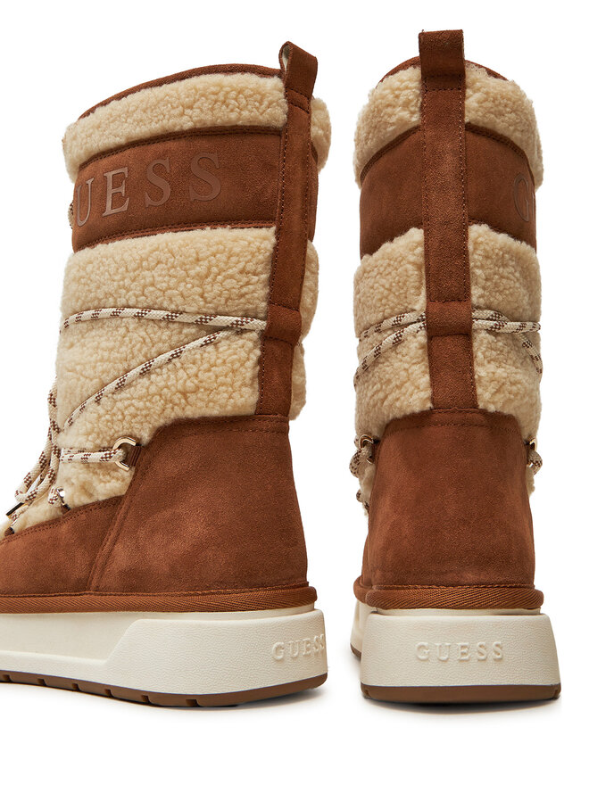 Guess Μπότες Χιονιού Guess Undela2 FLFUN2 FUR11 Μπεζ