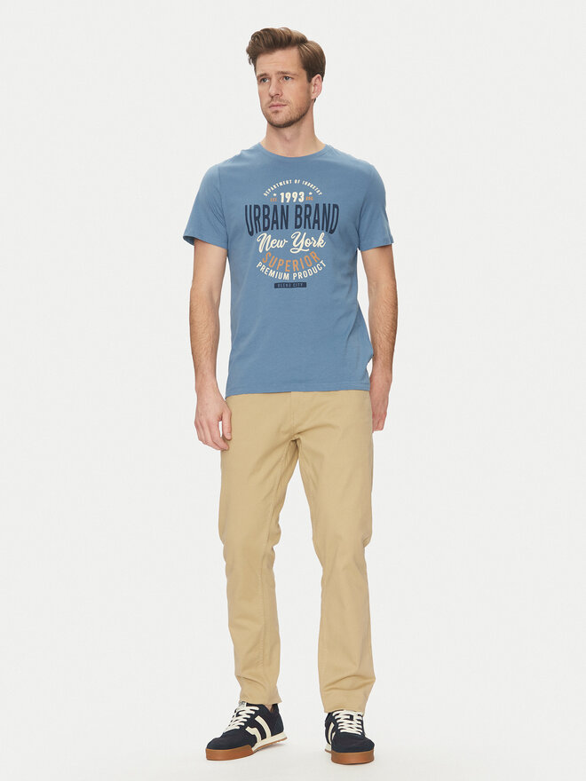 Blend Blend Camiseta 20717759 Azul Regular Fit