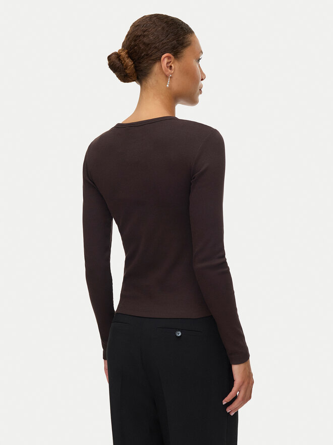 Vero Moda Vero Moda Топ Chloe 10306897 Коричневий Slim Fit