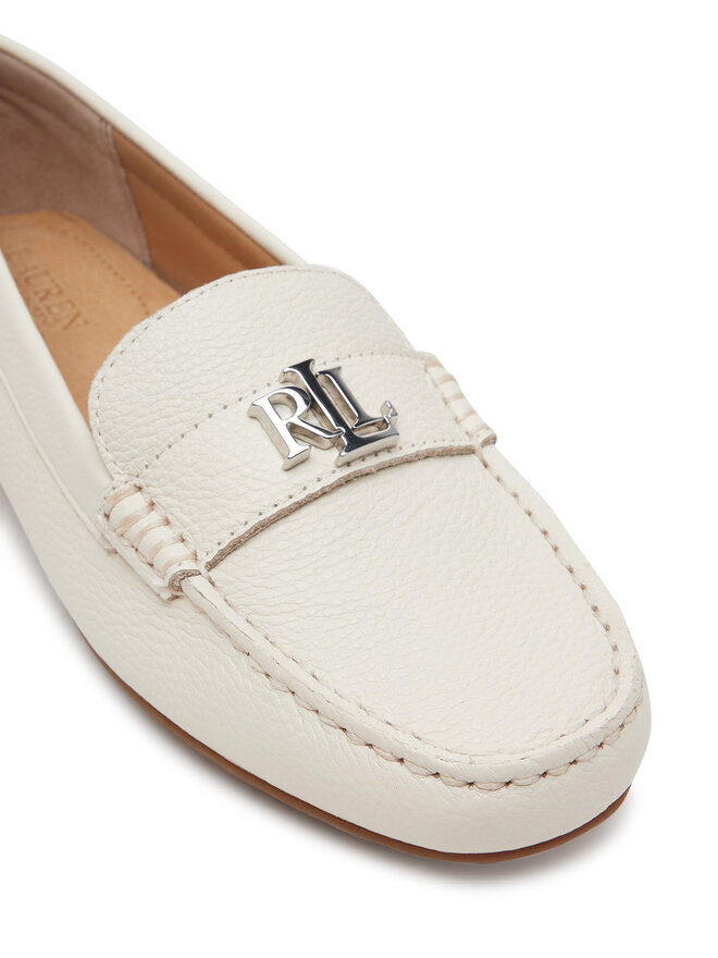 LAUREN RALPH LAUREN Mokasyny LAUREN RALPH LAUREN Barnsbury  802942768012 Biały