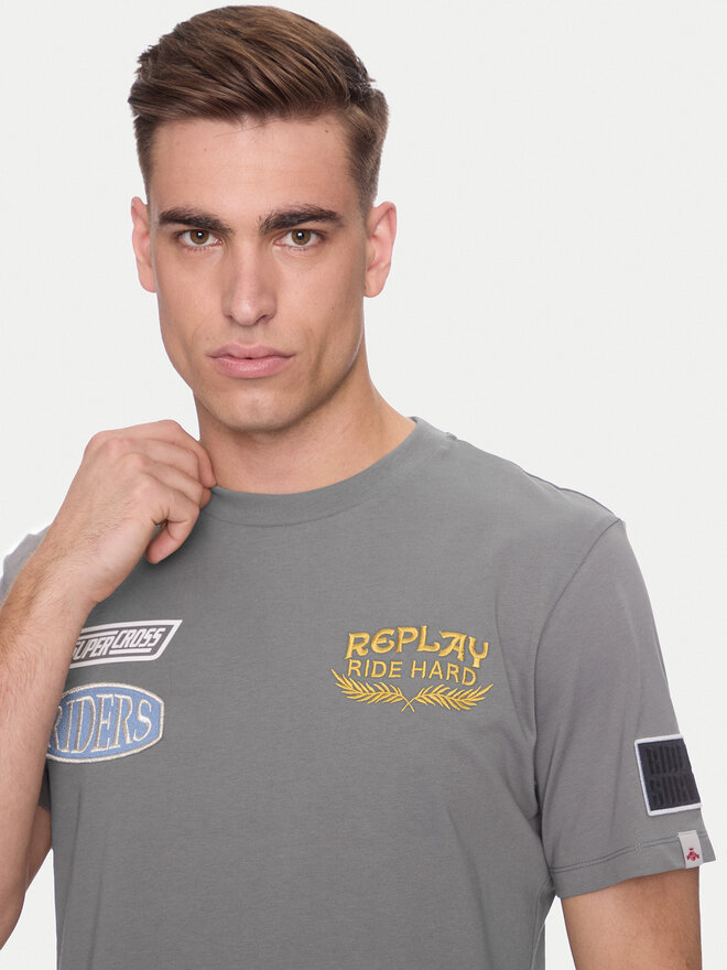 REPLAY Replay T-shirt M6928 .000.23608P Siva Regular Fit