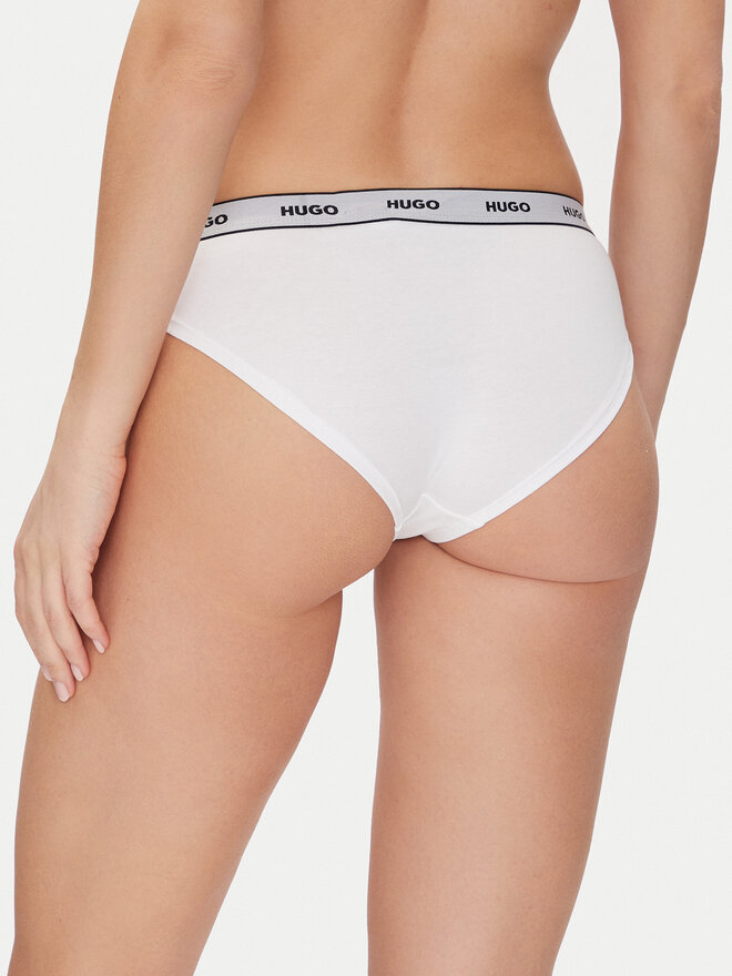 HUGO HUGO Набір з 3 пар класичних трусів Triplet Brief Stripe 50480157 Білий