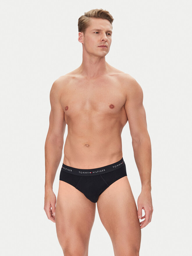 Tommy Hilfiger Tommy Hilfiger Σετ σλιπ 3 τμχ. UM0UM03471 Μαύρο