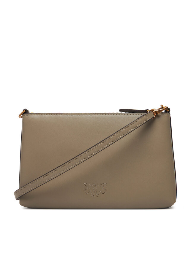 PINKO Handtasche PINKO Flat Horizontal Mini AI 25-26 104277 A0F1 Grau