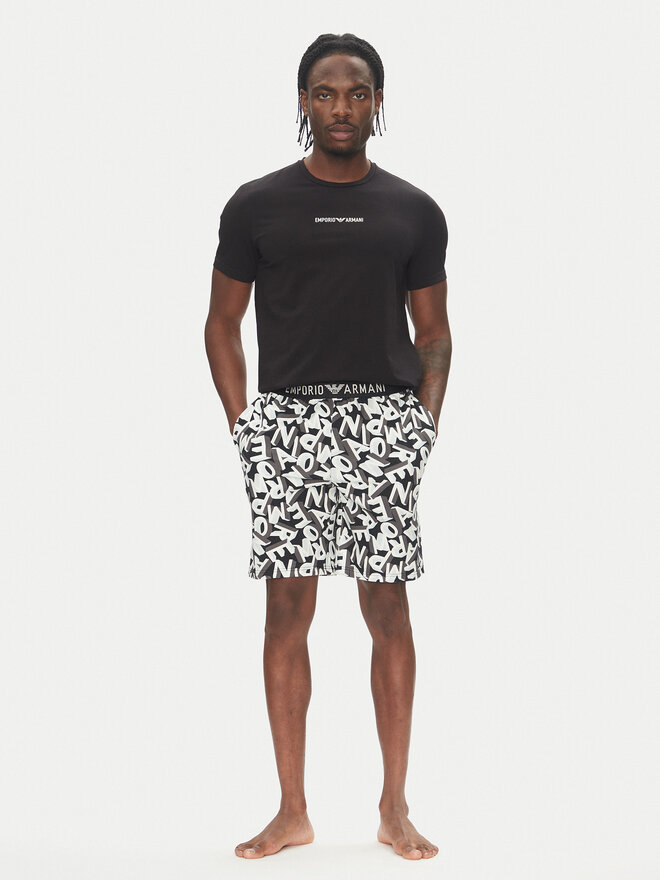Emporio Armani Underwear Emporio Armani Underwear Πιτζάμα EM000400 AF10794 FC143 Μαύρο Regular Fit