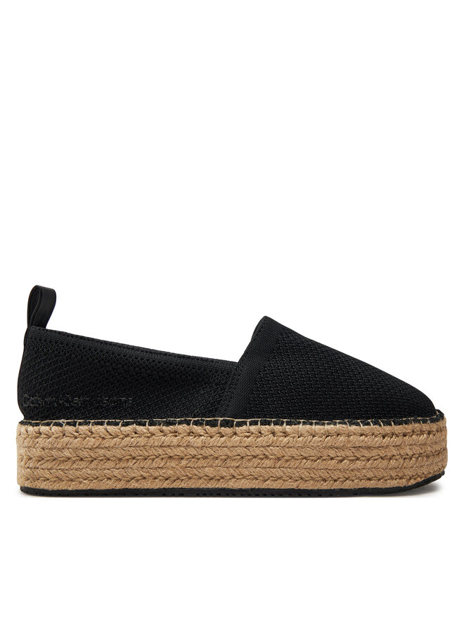 Calvin Klein Jeans Еспадрили Calvin Klein Jeans Platform Espadrille Uc YW0YW01377 Черен