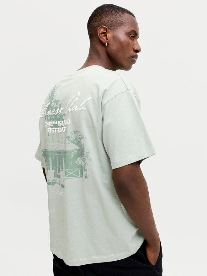 Jack & Jones Jack & Jones Футболка Eterna 12295544 Svetlozelena Loose Fit