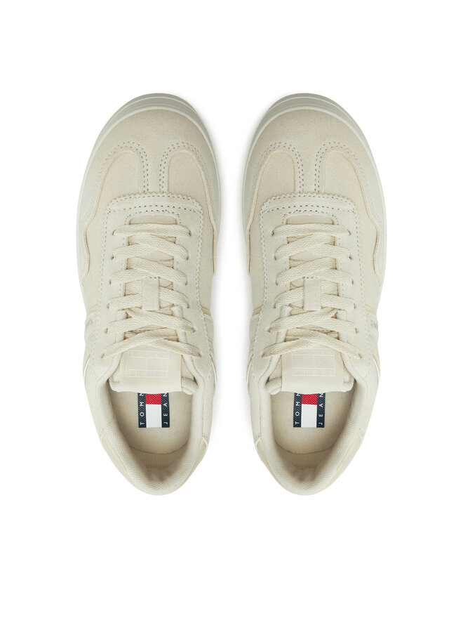 Tommy Jeans Sneakersy Tommy Jeans The Greenwich Flatform Elevated EN0EN02676 Beżowy