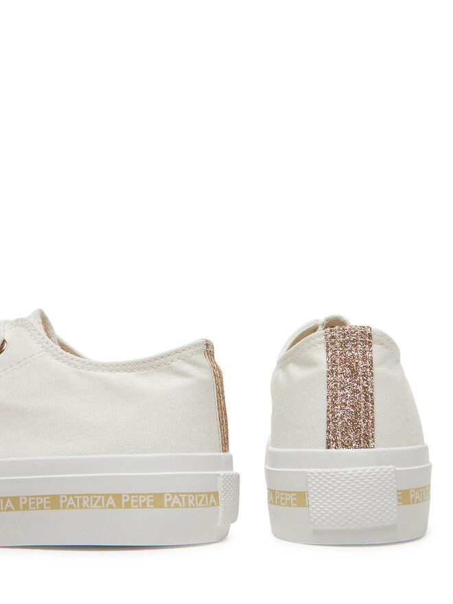 Patrizia Pepe Sneakers aus Stoff Patrizia Pepe PPJ309.27 D Weiß