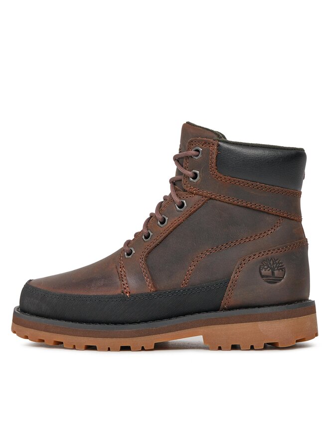 Timberland Schnürstiefeletten Timberland Courma Kid Boot W/ Rand TB0A5XHN9311 Braun