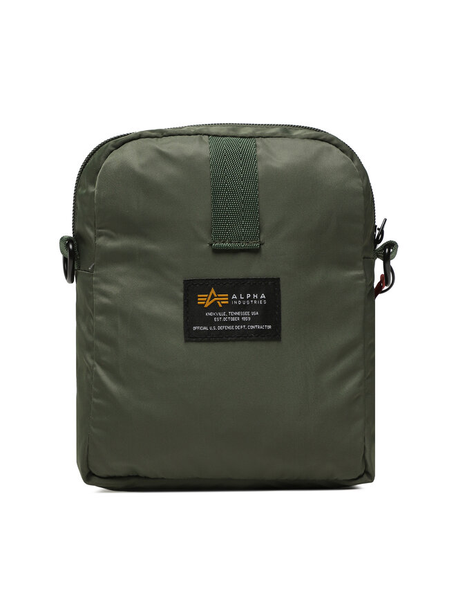 Alpha Industries Плоска сумка Alpha Industries Crew Carry Bag 196924 Зелений