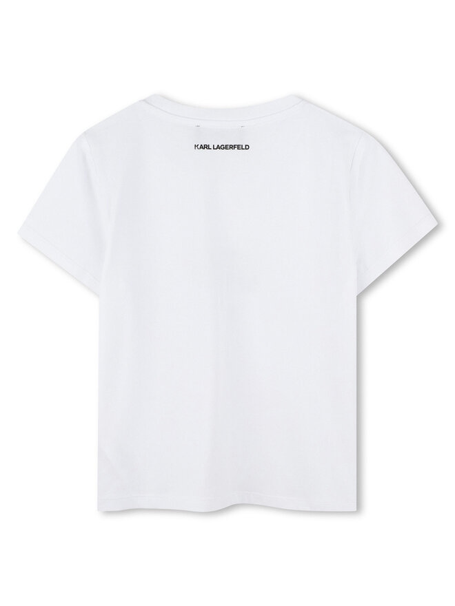 Karl Lagerfeld Kids Karl Lagerfeld Kids T-Shirt Z30492 M Weiß Regular Fit