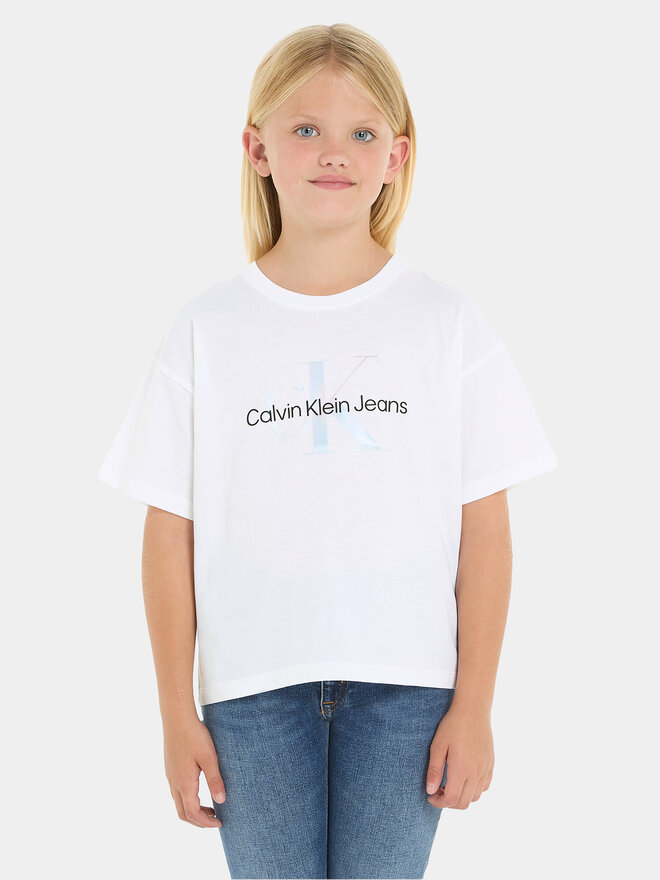Calvin Klein Jeans Calvin Klein Jeans Camiseta Serenity IG0IG02434 Blanco Boxy Fit