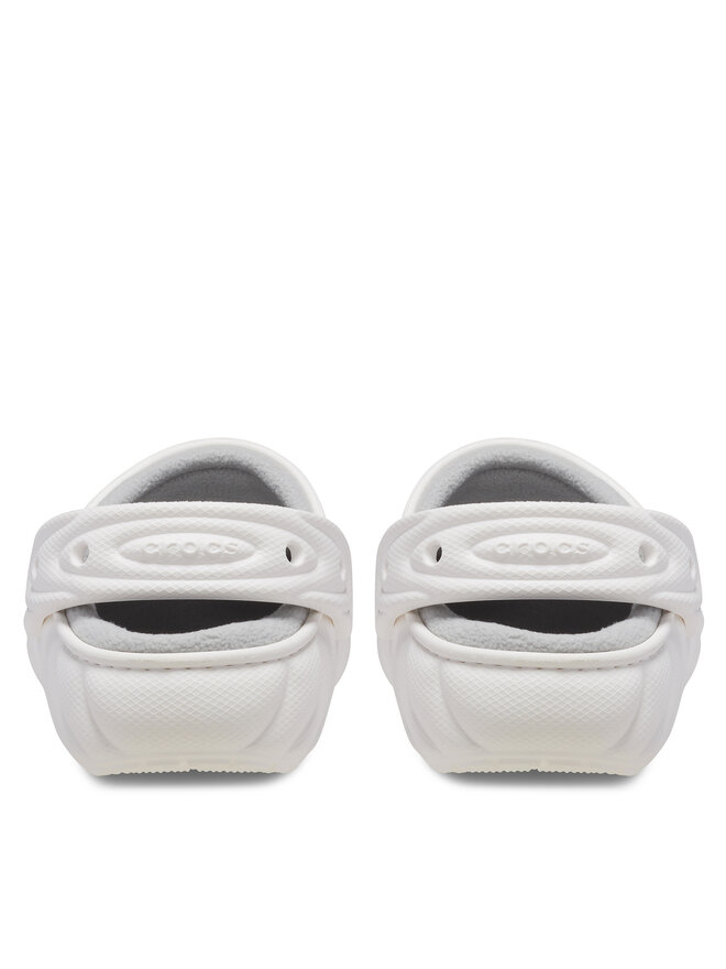 Crocs Pantoletten Crocs Classic Lined Overpuff Clog 210059 Weiß