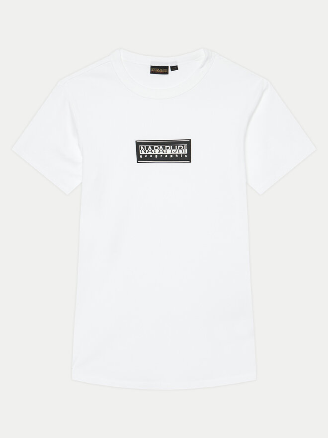 Napapijri Napapijri T-Shirt S-Chamois NP0A4HYL D Weiß Regular Fit