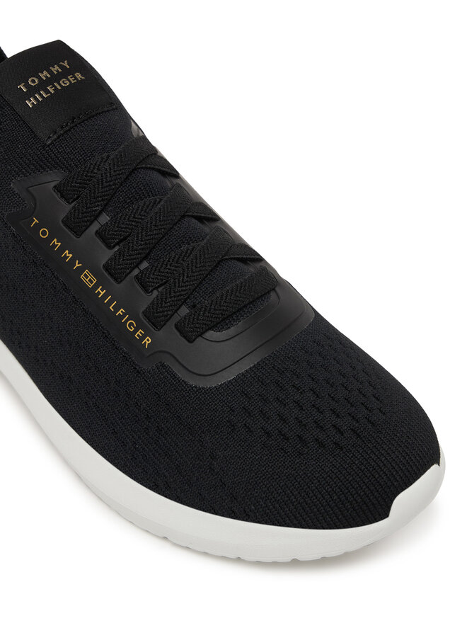 Tommy Hilfiger Sneakers Tommy Hilfiger Th Knit Extralight Runner FW0FW09112 Schwarz