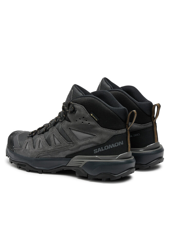 Salomon Trekkingschuhe Salomon X Ultra 360 Leather Mid Gore-Tex L47570800 Schwarz