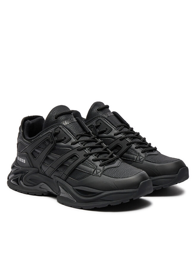 Guess Sneakersy Guess Belluno Low FMTBEL ELE12 Černá
