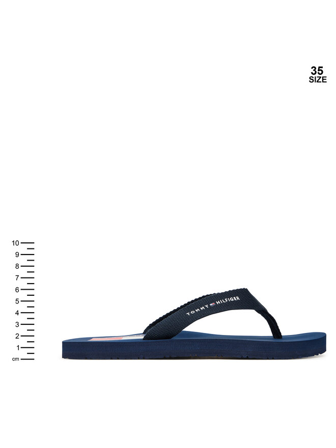 Tommy Hilfiger Pantoletten Tommy Hilfiger T3X8-34408-0058 Blau