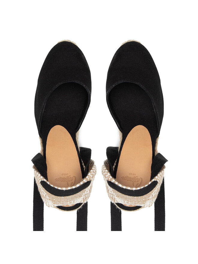 Castañer Espadryle Castañer Carina/8ED/001 020961-100 Czarny