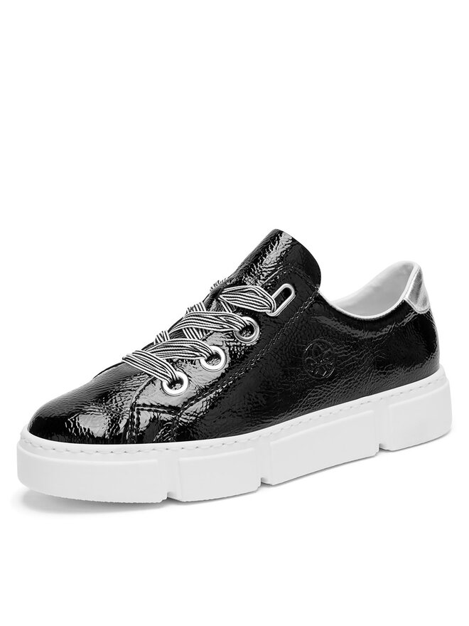 Rieker Sneakersy Rieker N59A2-00 Czarny