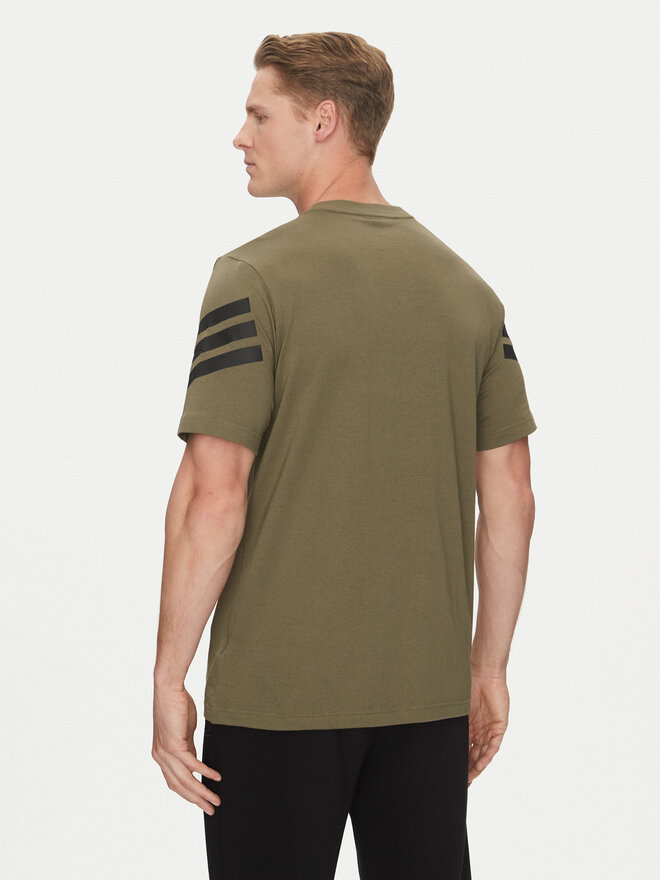 adidas adidas Camiseta Future Icons 3-Stripes JD4876 Verde Regular Fit