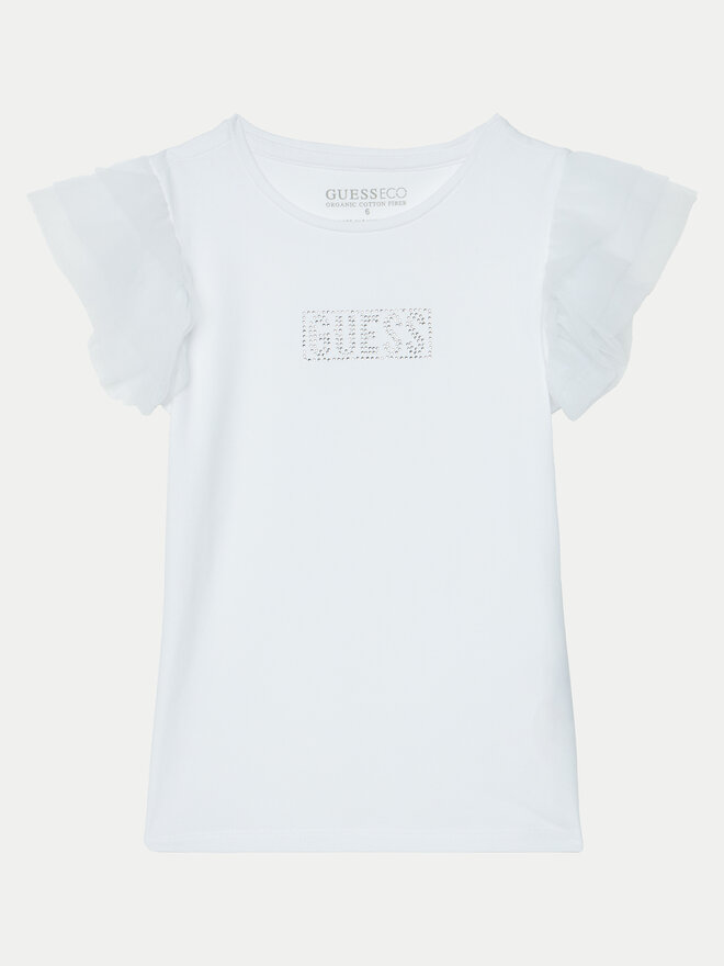 Guess Guess Футболка J5RI17 K6YW4 Білий Regular Fit