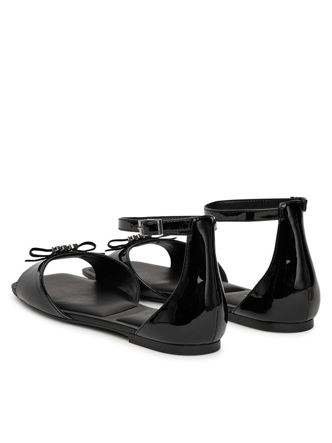 DKNY Sandály DKNY Dazey Flat Ankle Strap K1599651 Černá