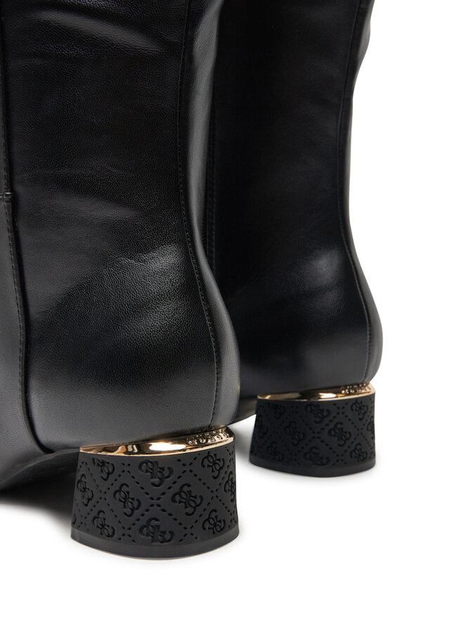 Guess Muszkieterki Guess Lucie2 FLFLU2 ELE11 Czarny