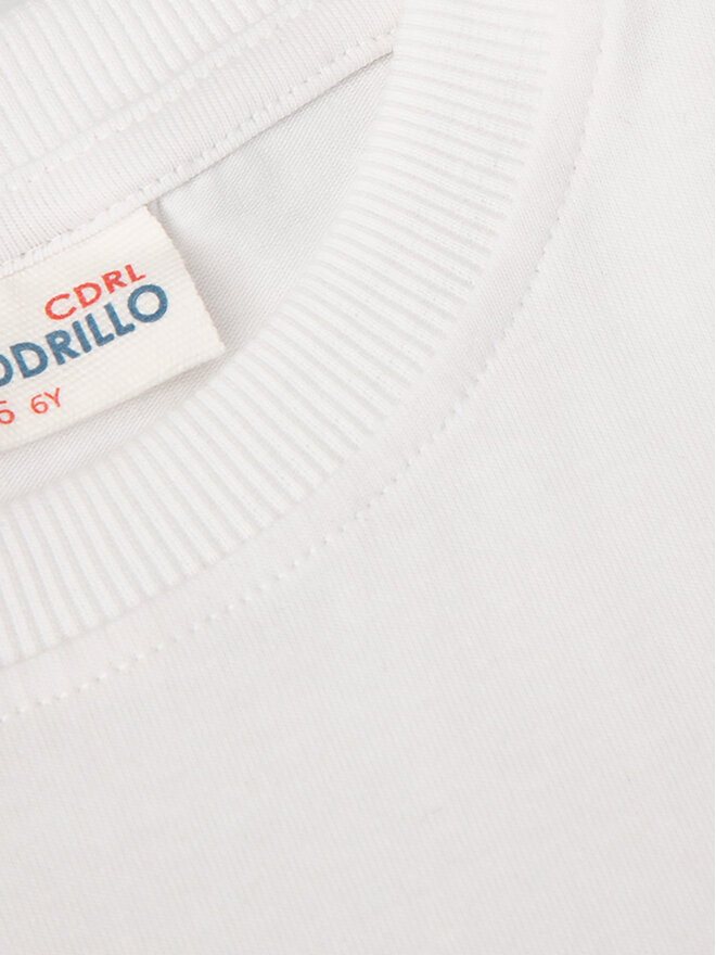 Coccodrillo Coccodrillo Camiseta WC4143202RAK Blanco Regular Fit