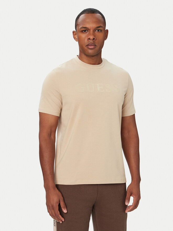 Guess Guess Футболка Z6YI17 K4968 Бежевий Regular Fit