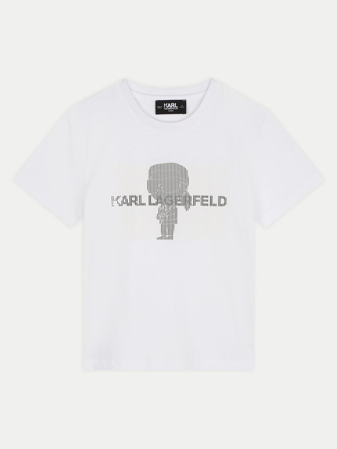 Karl Lagerfeld Kids Karl Lagerfeld Kids Camiseta Z30239 S Blanco Regular Fit