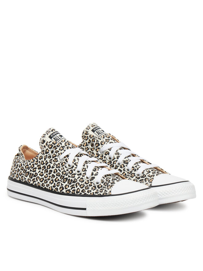 Converse Trampki Converse Chuck Taylor All Star Leopard A14941C Beżowy