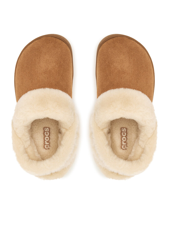 Crocs Шльопанці Crocs Classic Unfurgettable Suede Clog 212106 Бежевий