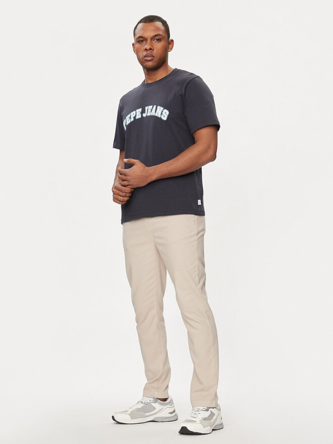 Pepe Jeans Pepe Jeans Marškinėliai Clement PM509220 Tamsiai mėlyna Regular Fit