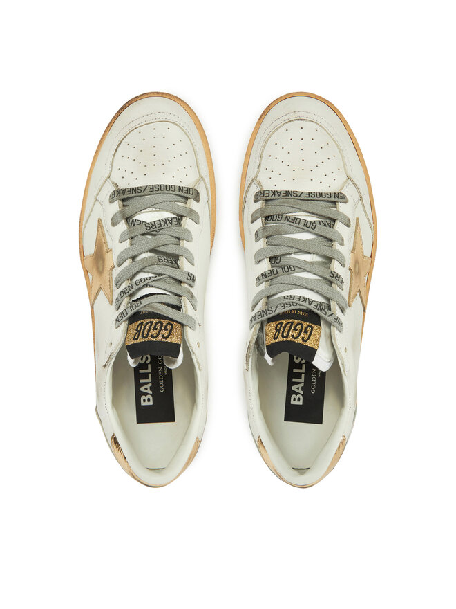 GOLDEN GOOSE Sneakersy GOLDEN GOOSE Ball Star GWF00117.F000783.80608 Biały