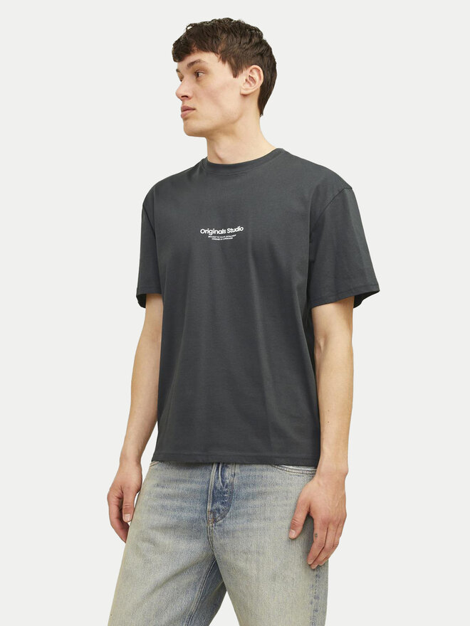 Jack&Jones Jack&Jones Marškinėliai Vesterbro 12240121 Pilka Relaxed Fit