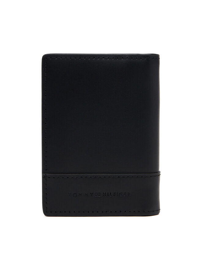 Tommy Hilfiger Portofel Mare pentru Bărbați Tommy Hilfiger Th Corp Bifold AM0AM13248 Negru