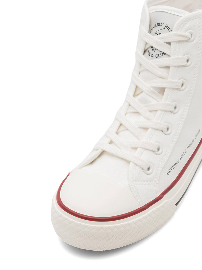 Beverly Hills Polo Club Sneakers aus Stoff Beverly Hills Polo Club WP40-OG-31-3 Weiß