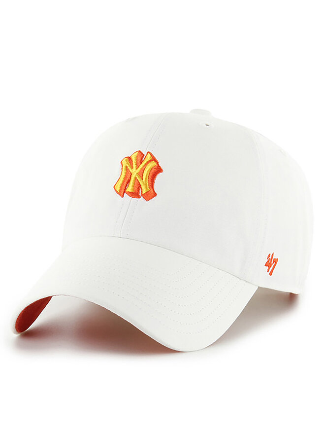 47 Brand Шапка с козирка 47 Brand New York Yankees B-CHPCU17GWS Бял
