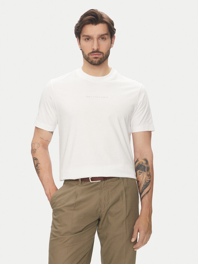 Marc O'Polo Denim Marc O'Polo Denim Camiseta 500 0006 809 Blanco Relaxed Fit