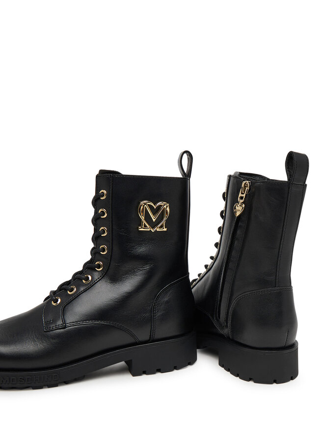 LOVE MOSCHINO Botines planos LOVE MOSCHINO JA24254G0NIA0000 Negro