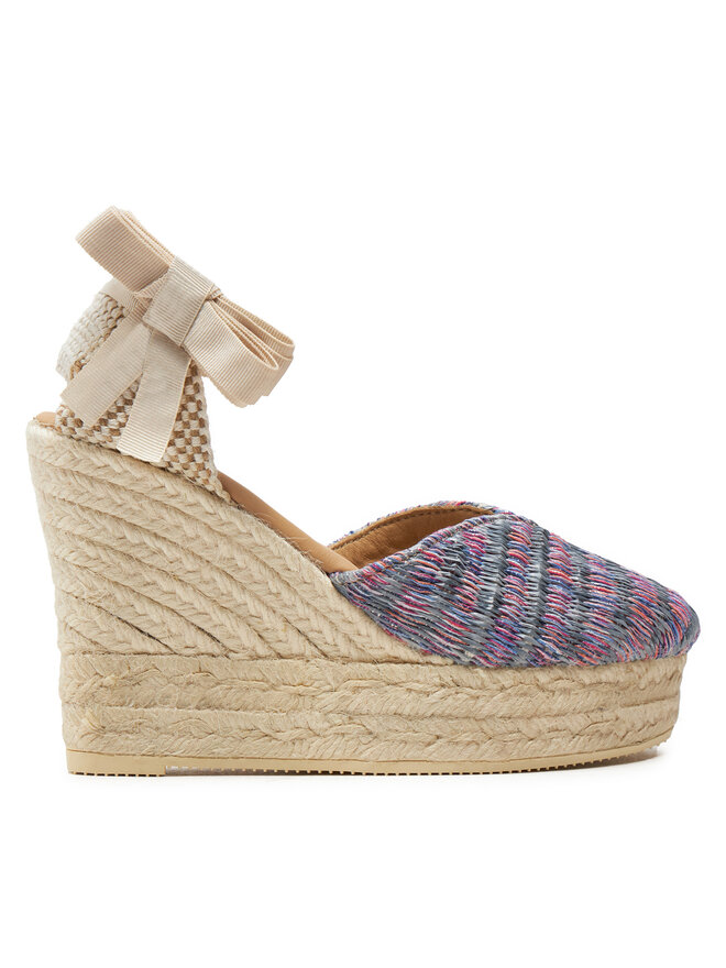 Manebi Еспадрили Manebi Acapulco Heart-Shaped Wedge Espadrilles G 0.6 WH Розов