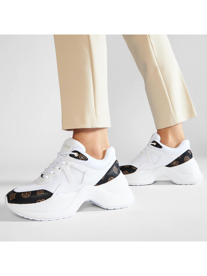 Guess Sneakersy Guess Joehle FL7JOE FAB12 Biela