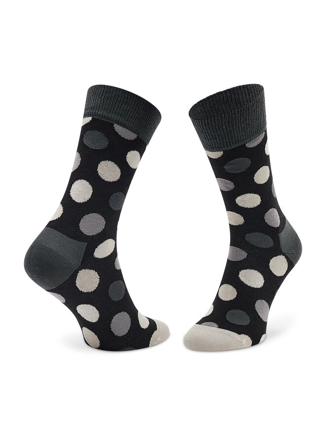 Happy Socks Set di 4 paia di calzini lunghi unisex Happy Socks XCBW09-9150 Nero