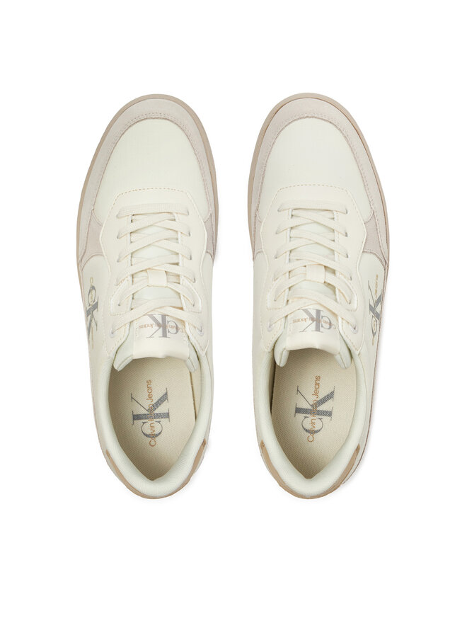 Calvin Klein Jeans Sneakers Calvin Klein Jeans Classic Cupsole Low Mix Mtl YM0YM01033 Écru