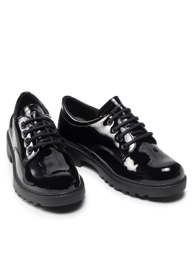 Geox Oxford cipők Geox J Casey G. C J0420C 000HH C9999 S Fekete