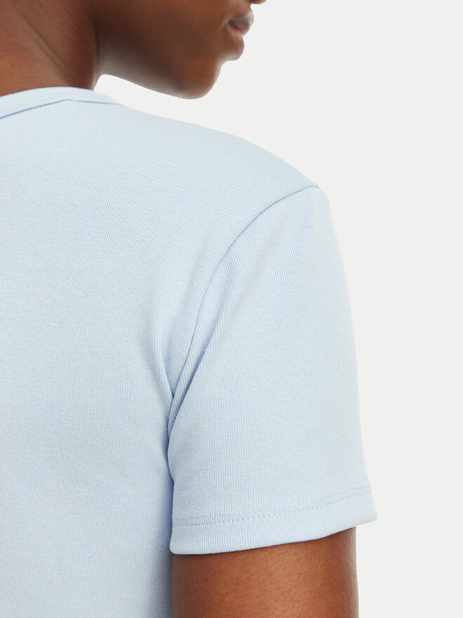 HUGO HUGO T-Shirt Delanor 50512000 Hellblau Slim Fit