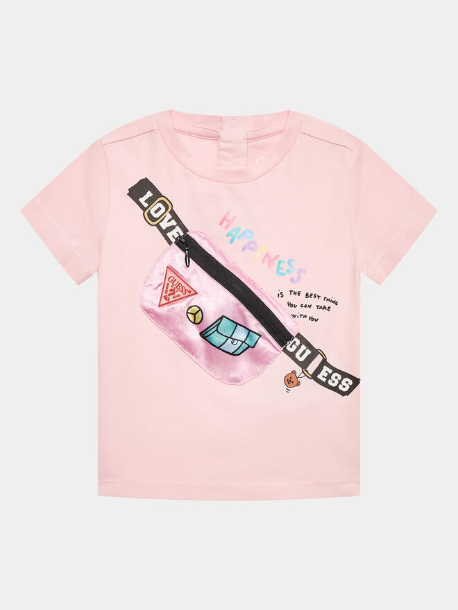 Guess Guess Camiseta K3YI04 K6YW1 Rosa Regular Fit